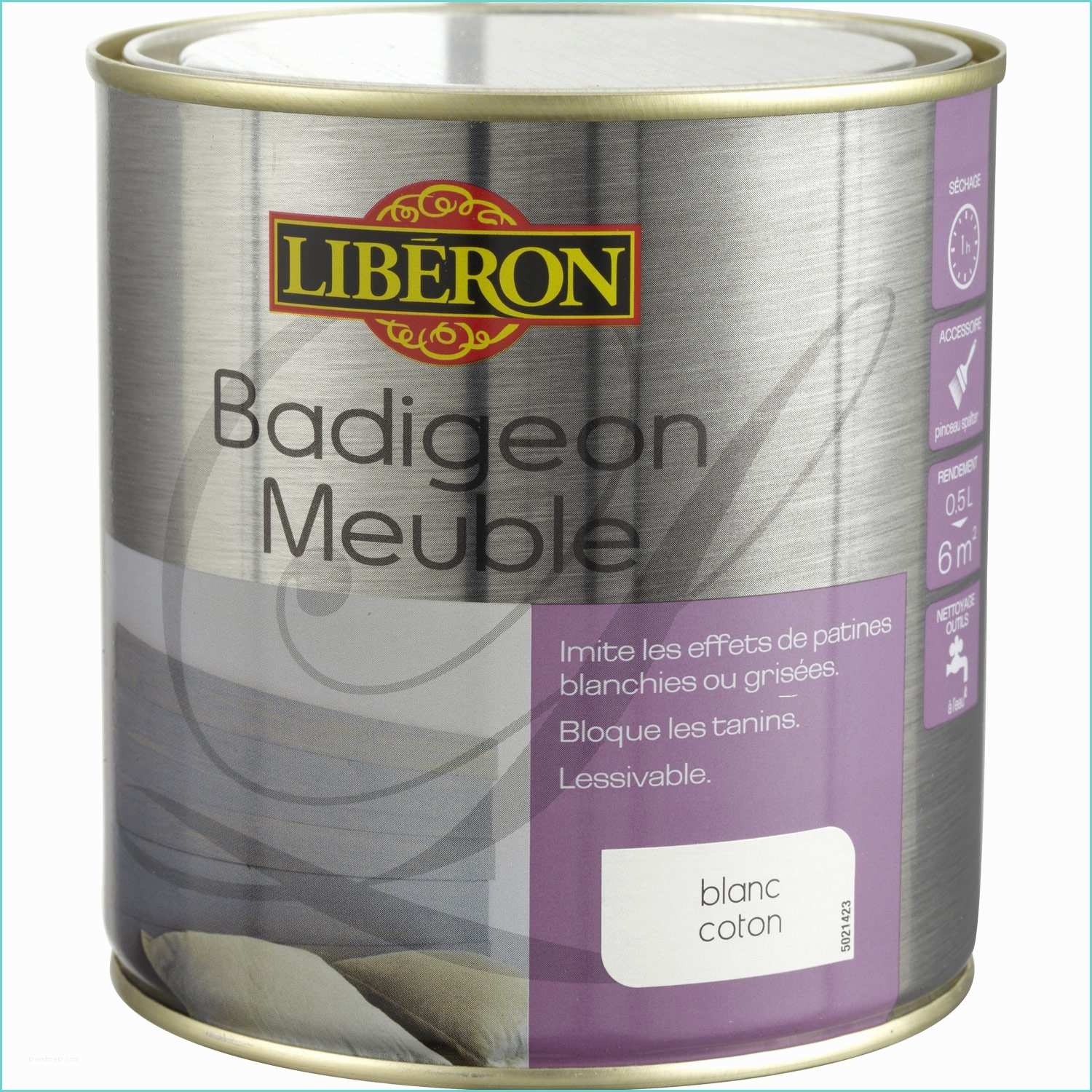 Liberon Boisine Blanc Creme Lasure Badigeon Meuble Liberon Blanc Coton 0 5 L