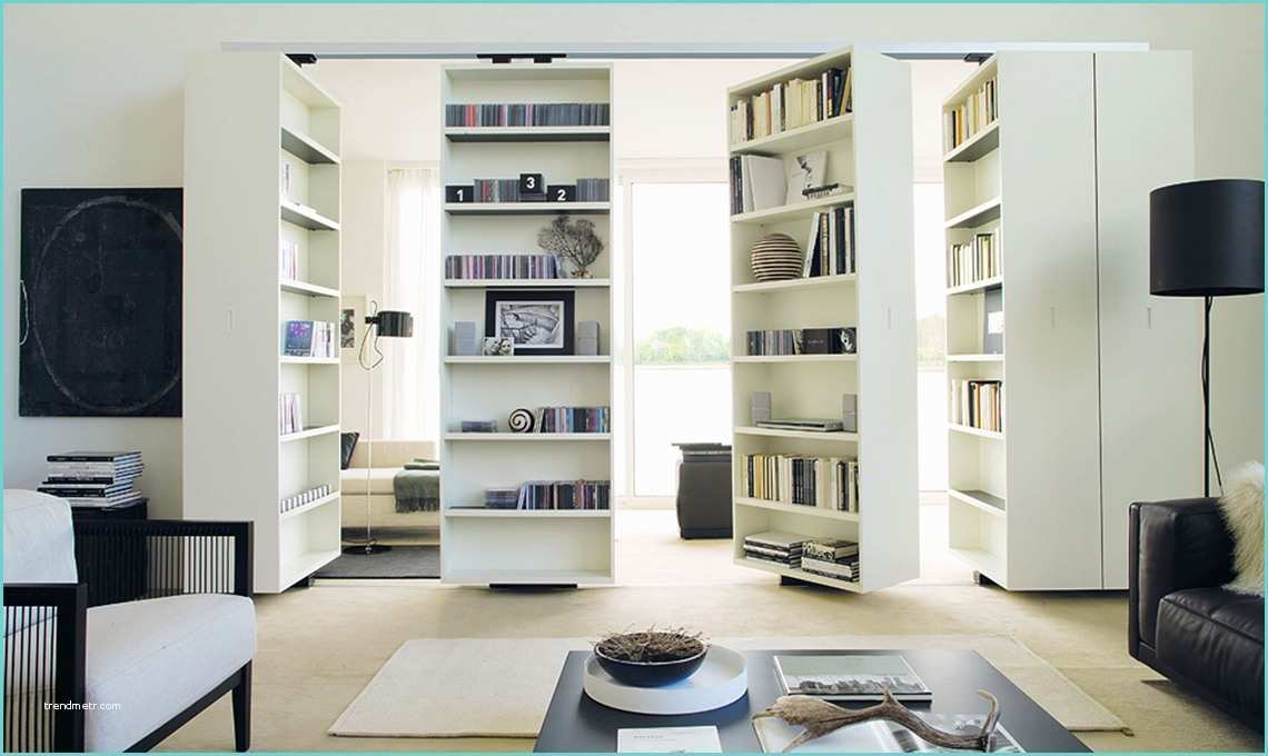Libreria Per Studio Casa Dividere La Stanza Con La Libreria Girevole Casafacile