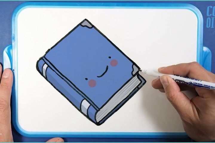 Libros Para Colorear Abiertos O Dibujar Y Colorear Un Libro Kawaii