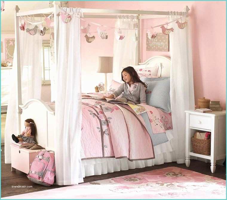 Lit Baldaquin Fille Idées Déco Chambre Fille Pour Les Petites Princesses