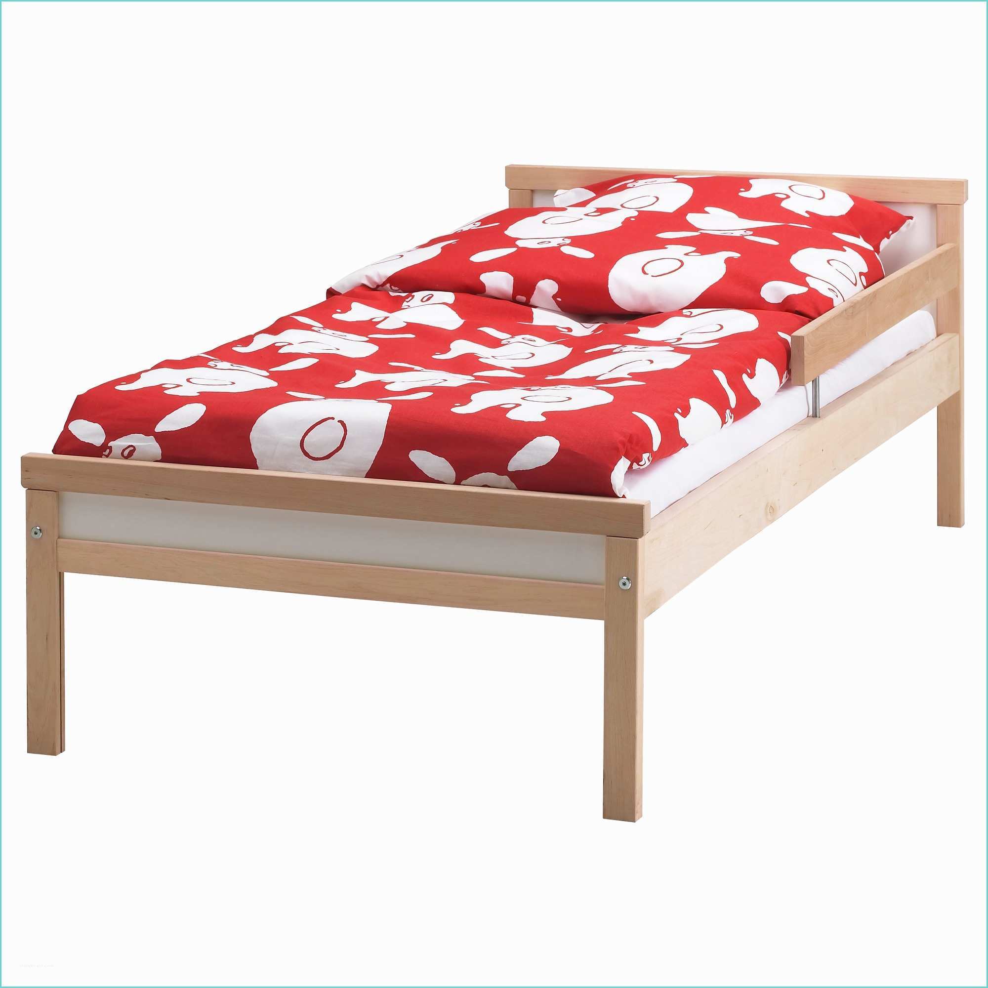 Lit Enfant Ikea Sniglar Bed Frame with Slatted Bed Base Beech 70x160 Cm Ikea
