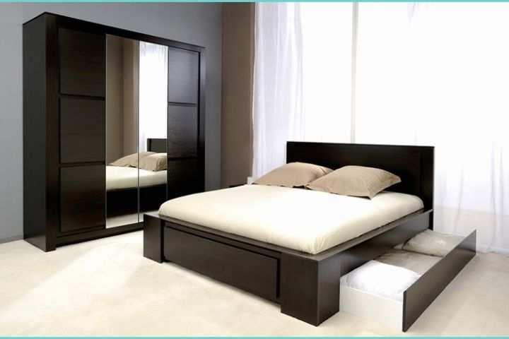Lit Marocain En Bois Rfcc – Chambre à Coucher Moderne En Bois Massif Hêtre