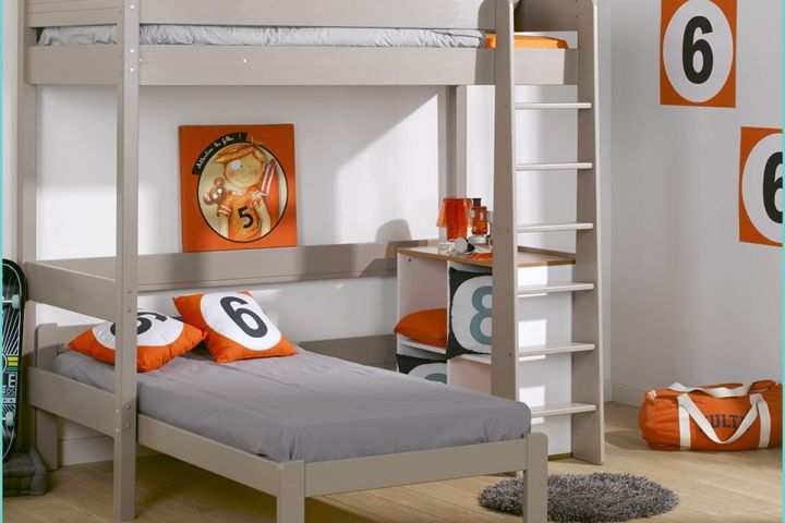 Lit Mezzanine 90x190 Lit Mezzanine Enfant Clay Lin Achat Vente Lit Mezzanine