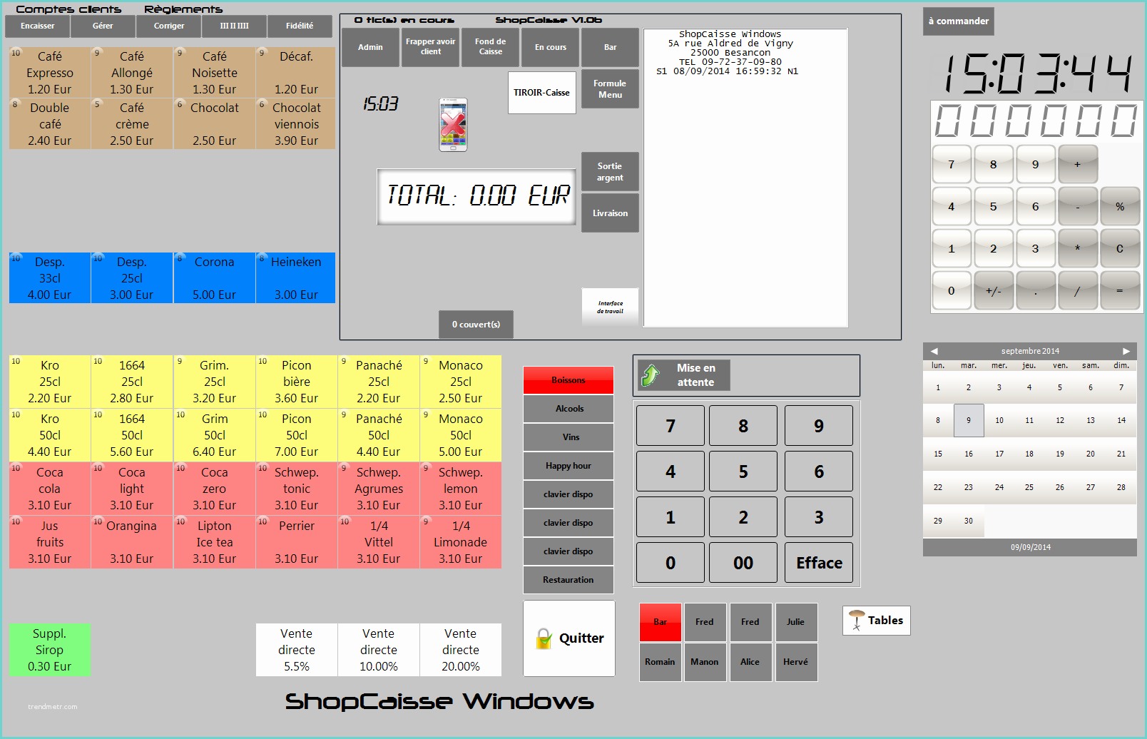 Logiciel De Caisse Nf525 Ciel Shopcaisse Windows
