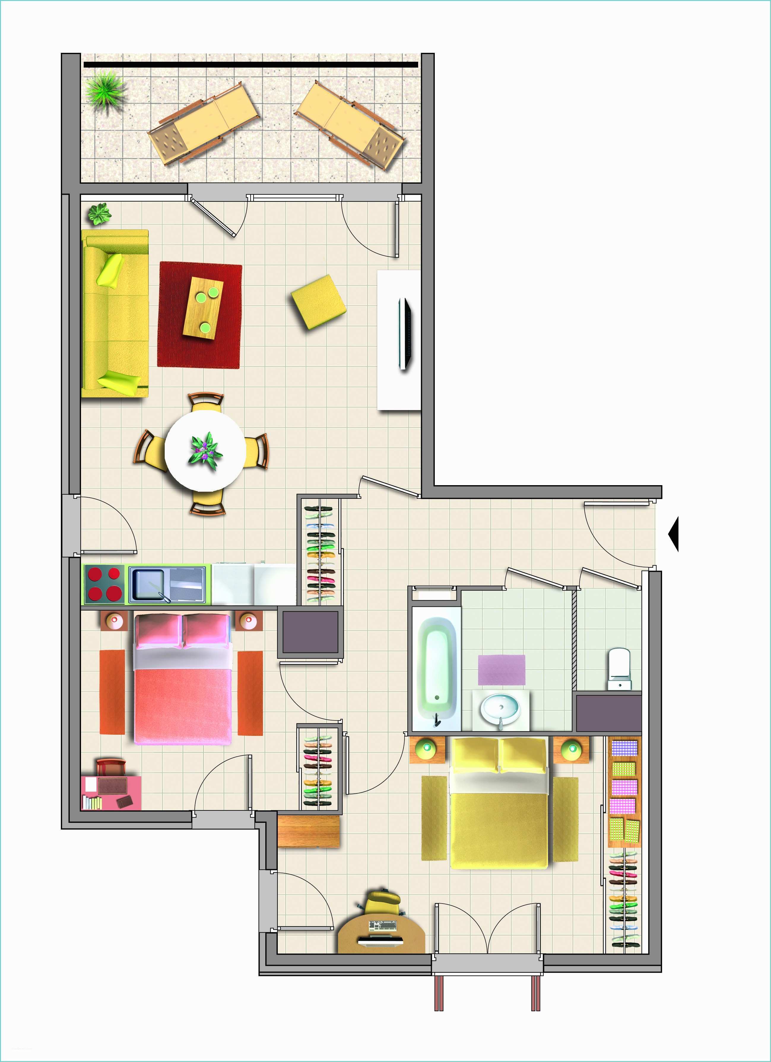 Logiciel Plan Appartement Gratuit Plan D Appartement T3 Appartement T M Avec Balcon Annecy
