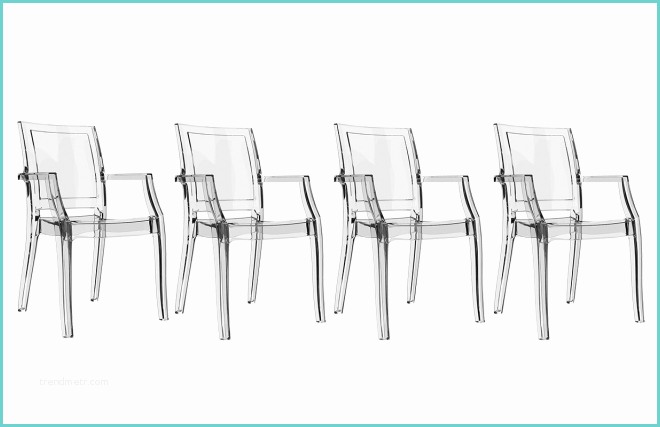 chaise design transparente lot de 4 quadro chaises miliboo