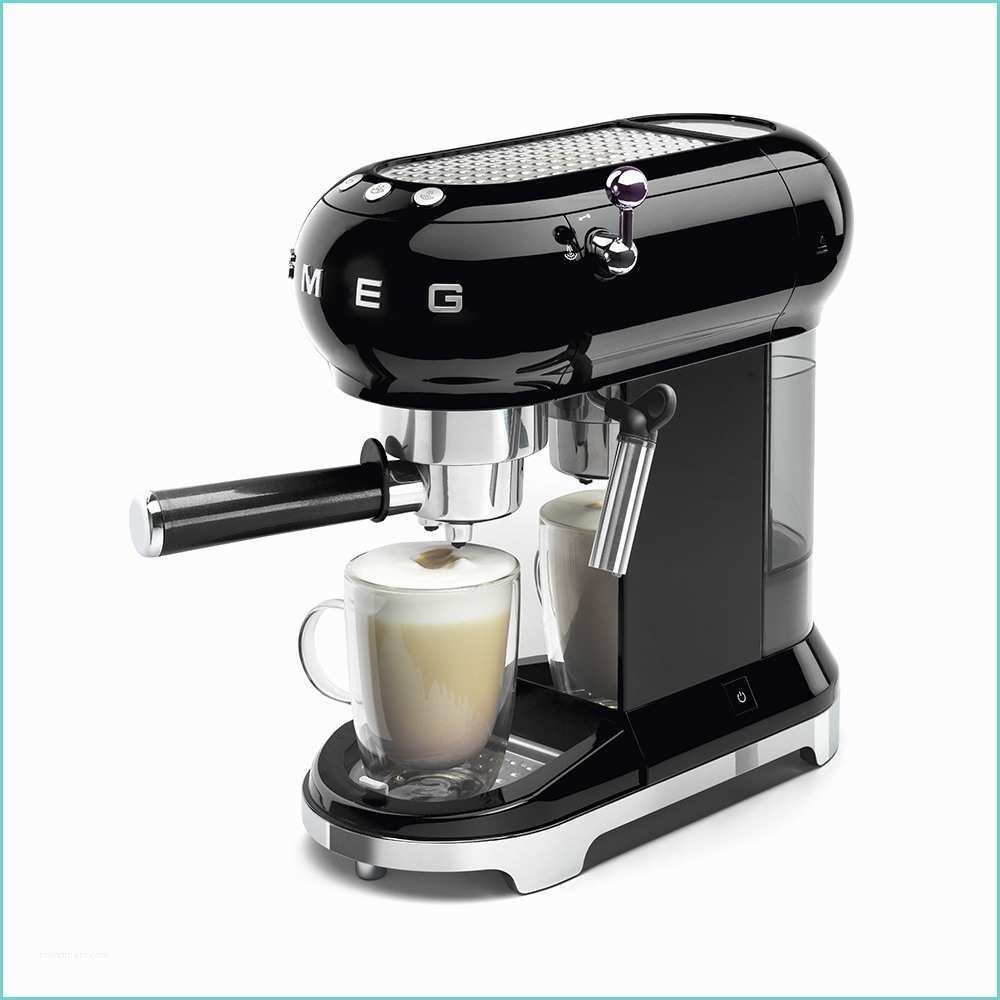 Machine A Cafe Retro Espresso Coffee Machine Ecf01bleu