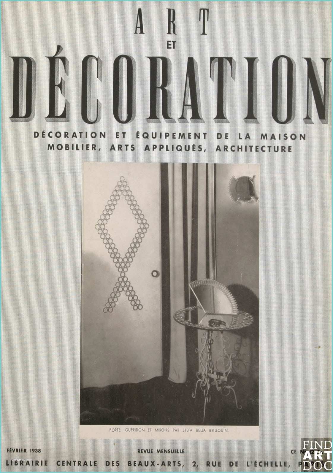Magazine Art Et Dcoration Art Et Décoration 1938 02