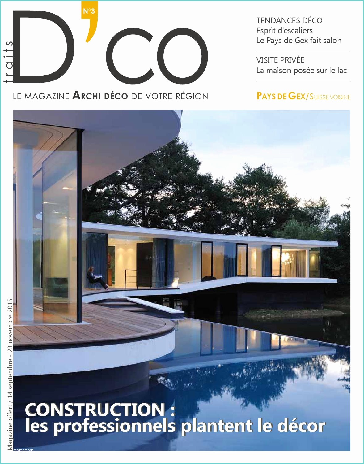 Magazine De Dco Traits Dco Magazine Pays De Gex Suisse N3 Septembre 2015