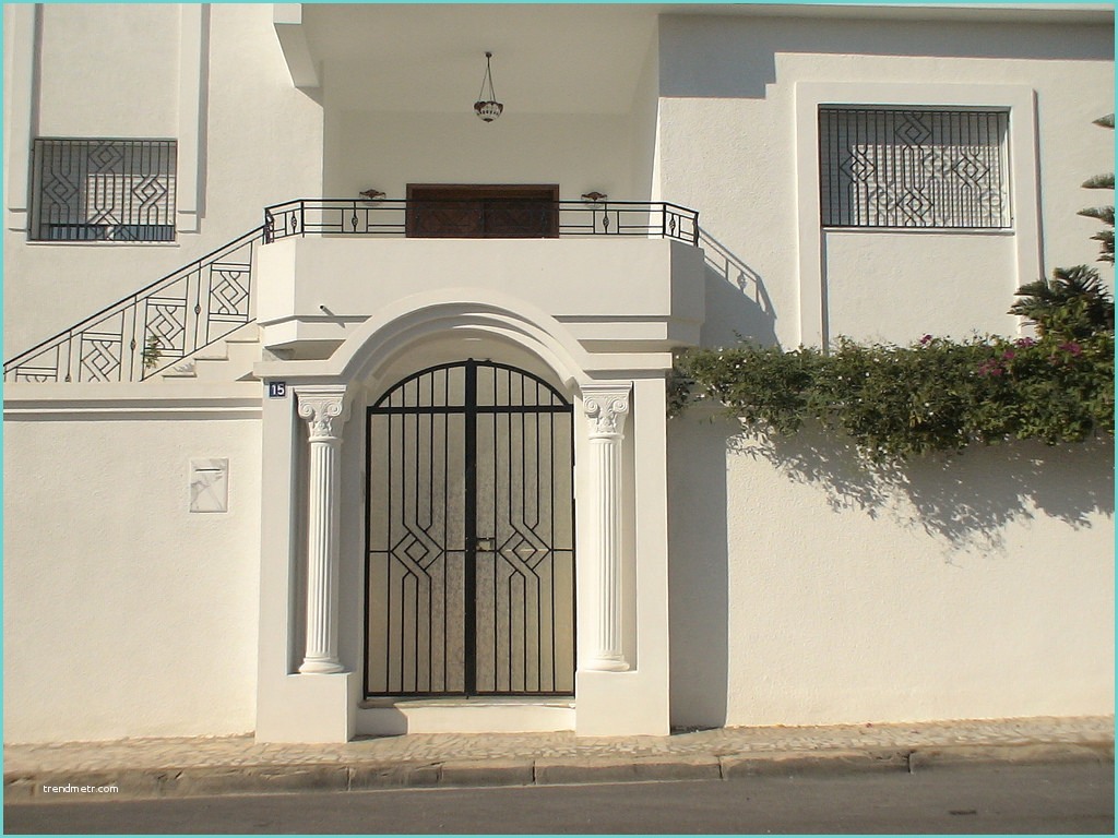 Maison En Fer Deco Facade Maison Tunisie