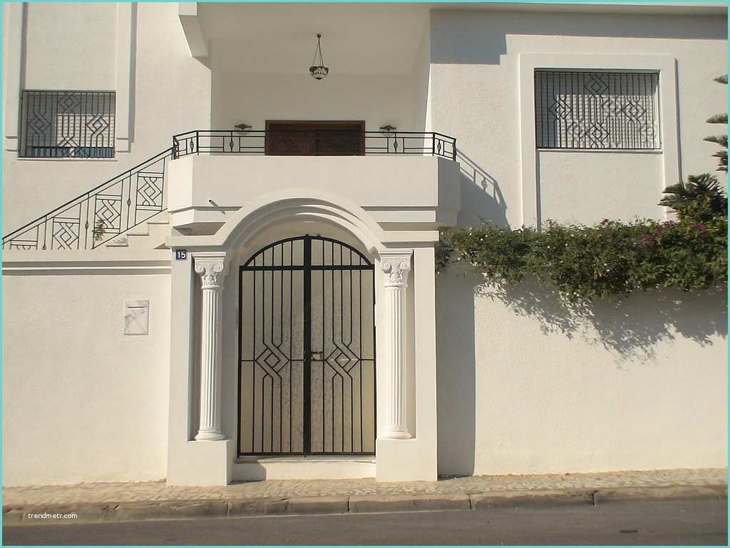 Maison En Fer Porte Extérieure En Fer forgé Tunis Maisons