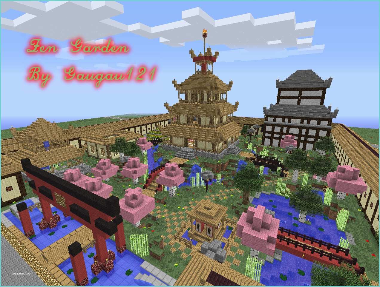 Maison Japonais Minecraft Deco Japonaise Minecraft