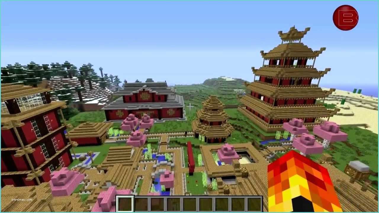 Maison Japonais Minecraft Minecraft Une Ville Japonaise