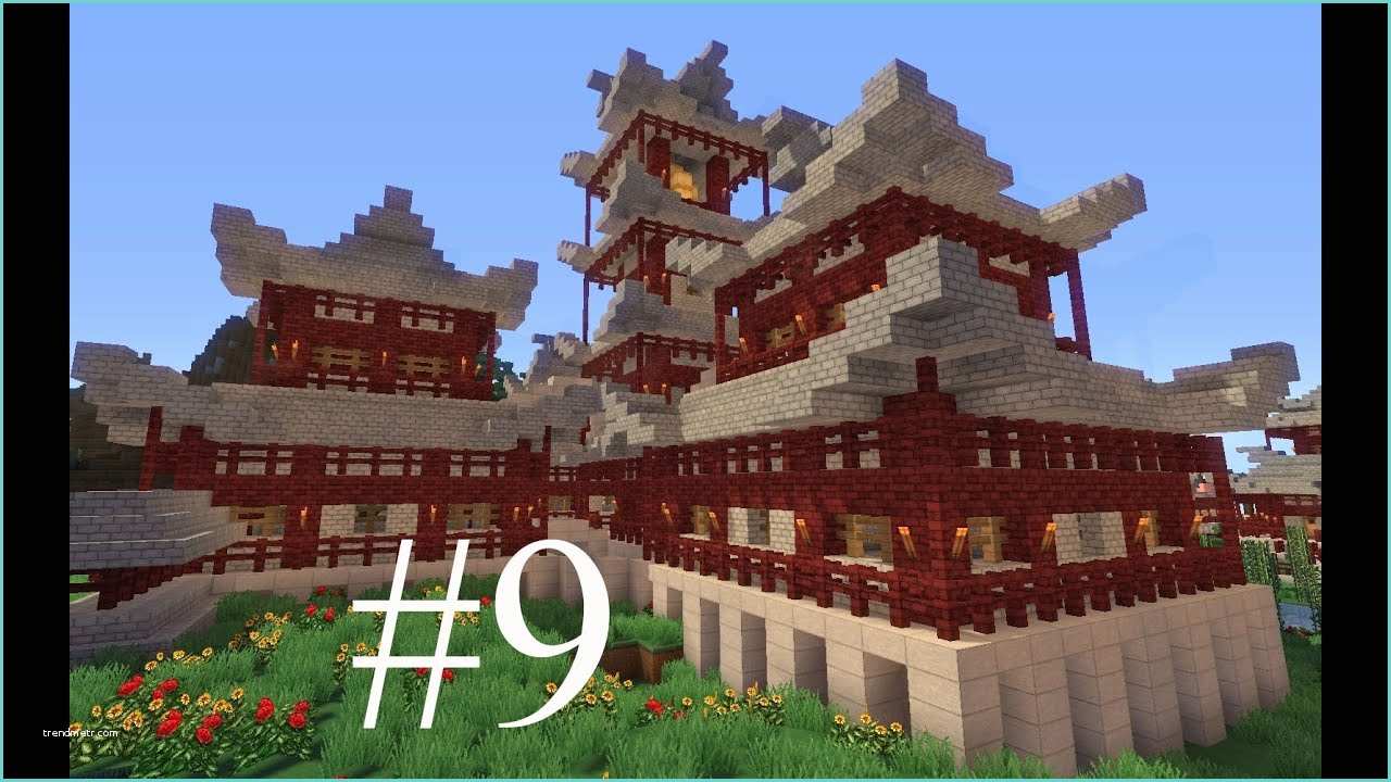 Maison Japonais Minecraft [minecraft] Ville Japonaise épisode 9