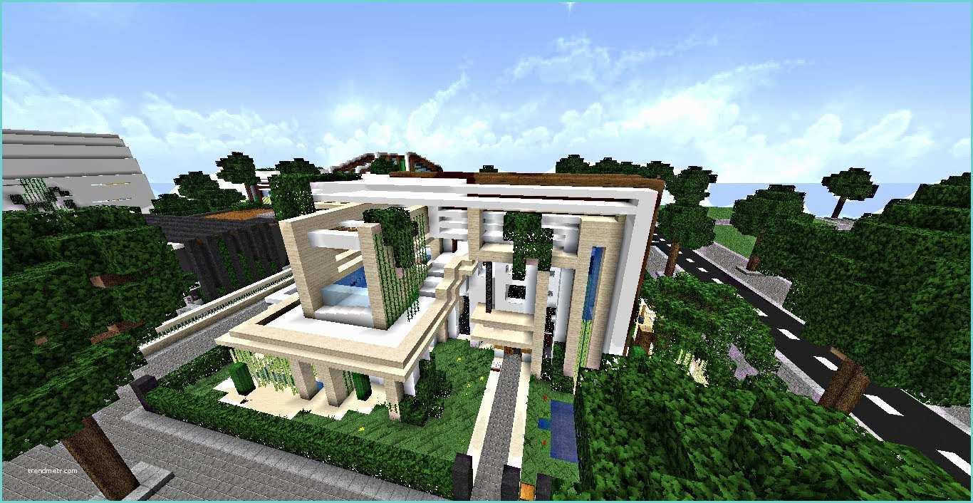Maison Moderne De Luxe Minecraft Maison De Luxe Moderne