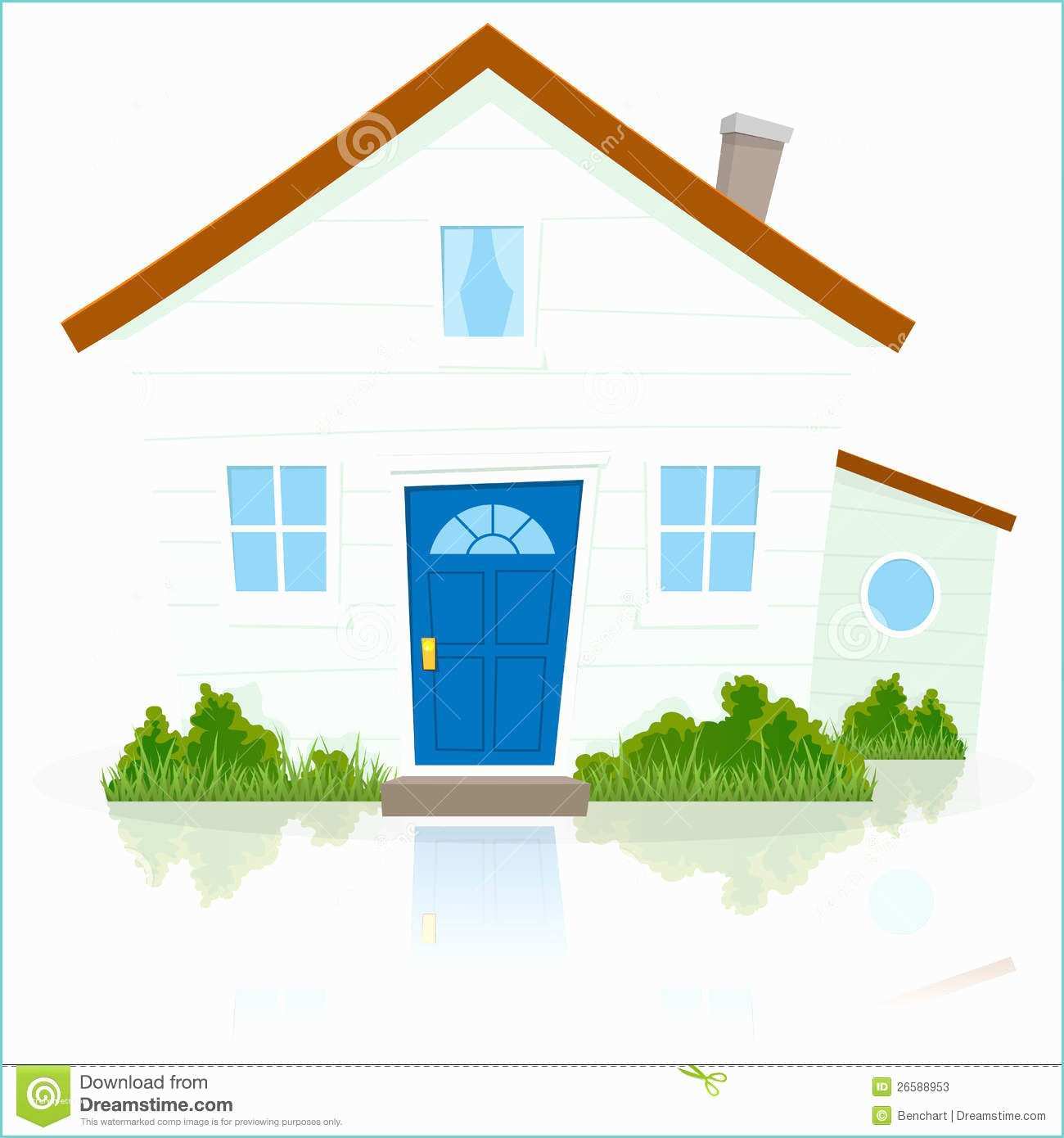 Maison Stock Images Cartoon House Stock Vector Illustration Of Place Estate