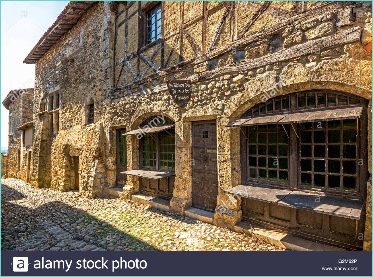 Maison Stock Images La Maison Des Peintres Half Timbered In Old City Of