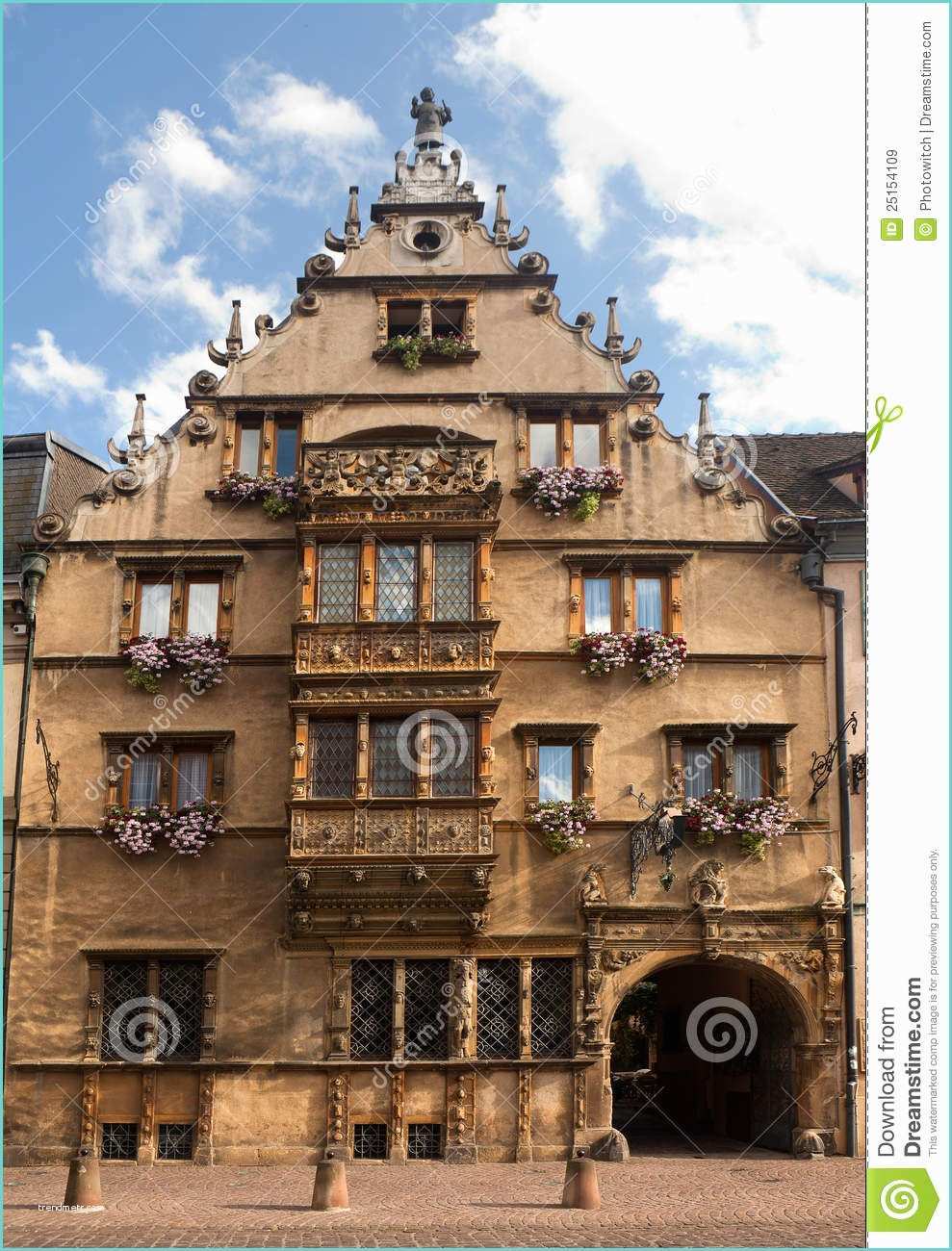 Maison Stock Images Maison Des Tetes In Colmar Royalty Free Stock