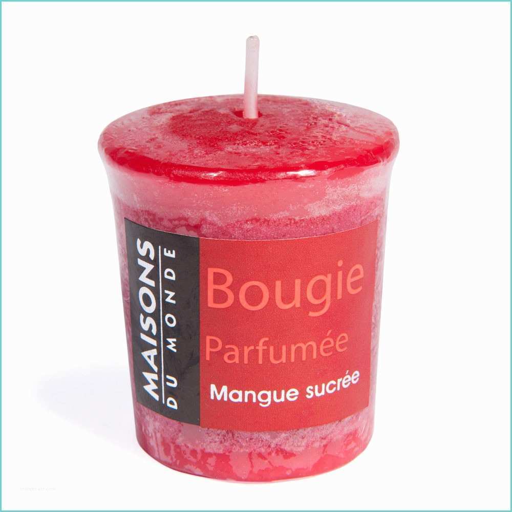 Maisons Du Monde Bougies Bougie Parfumée Rouge H 5 Cm Votive