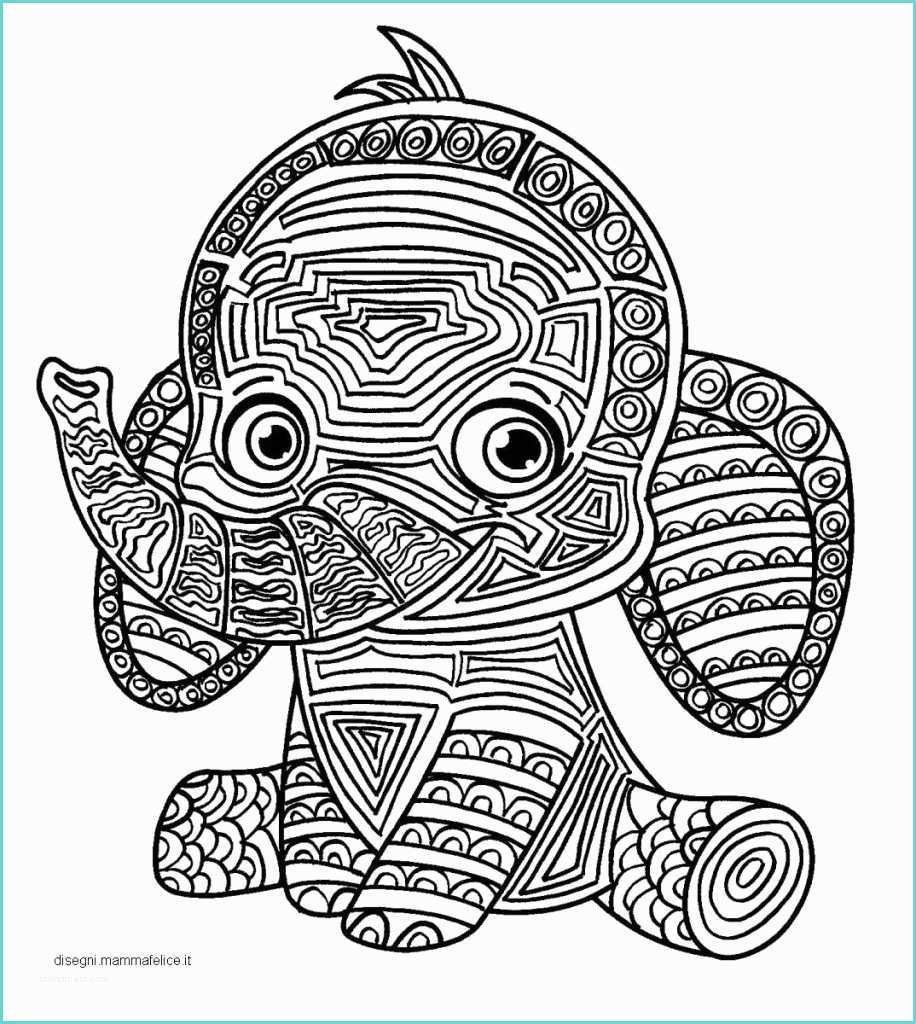 Mandala Da Colorare Di Animali Mandala Per Bambini Da Colorare L Elefante