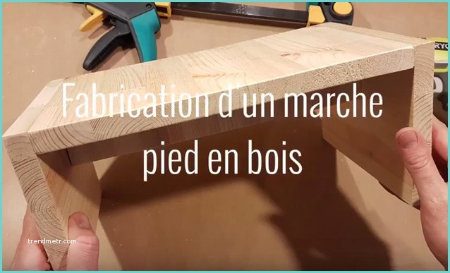 Marche Pied Bois Castorama Diy Fabriquer Un Mini Escabeau En Bois La Vidéo