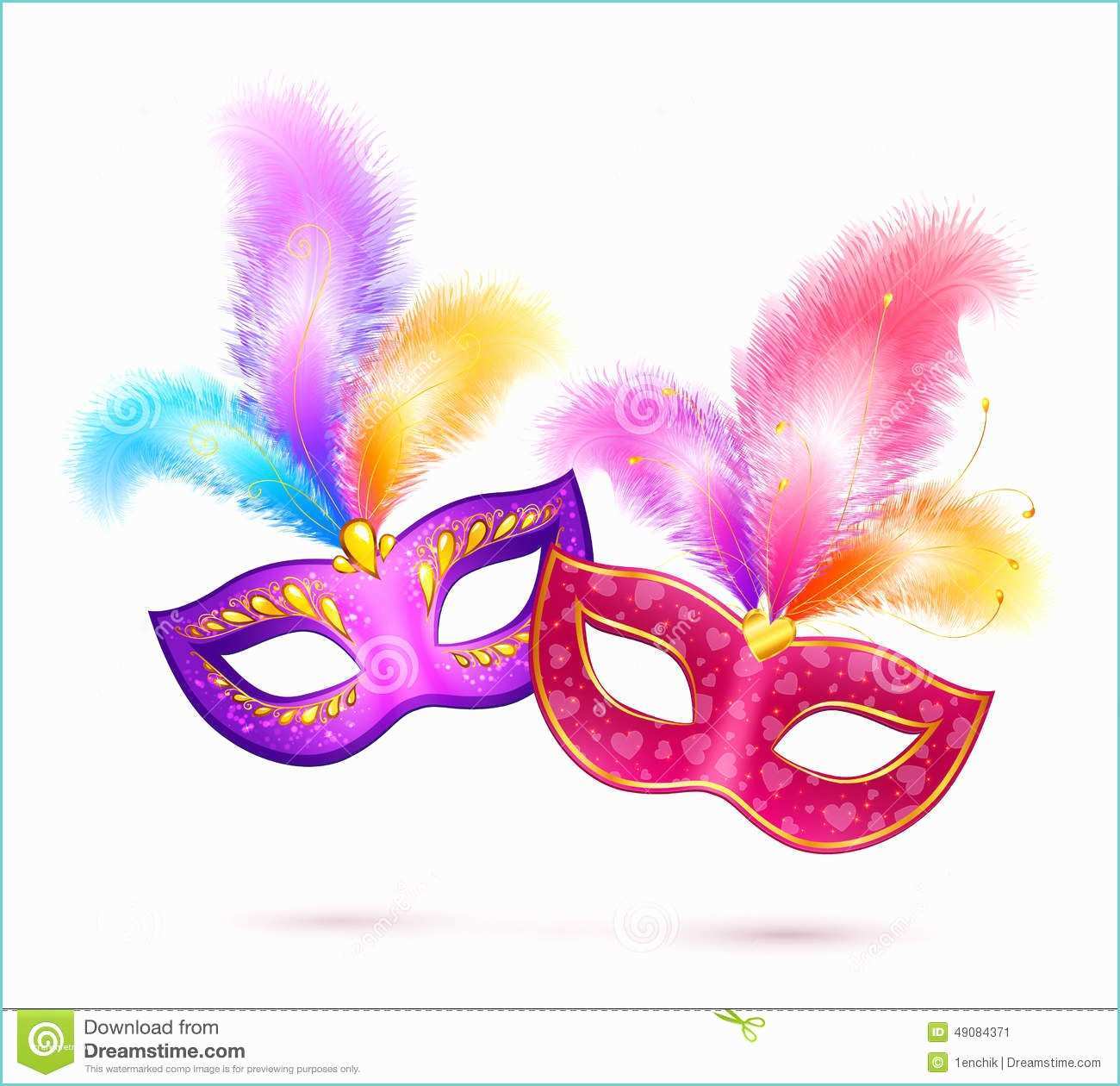 Mask Color De V33 Paires De Masques Lumineux De Carnaval Avec Coloré