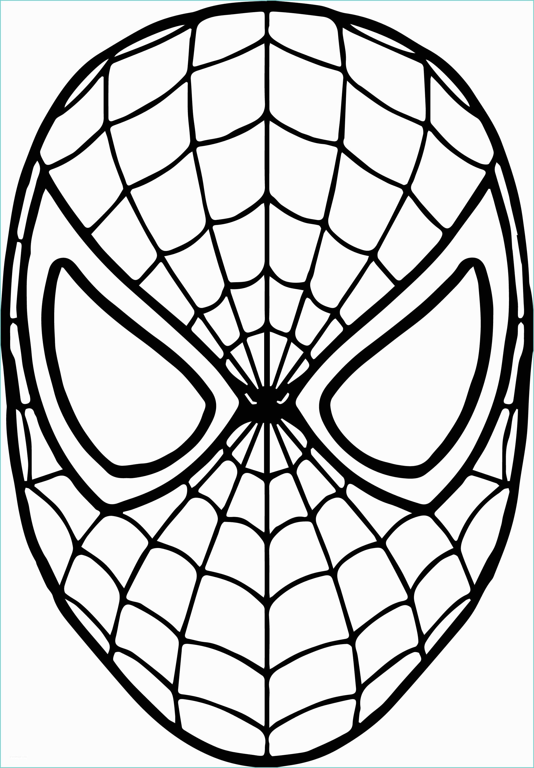 Mask Color De V33 Spiderman Mask Coloring Page Coloring Pages