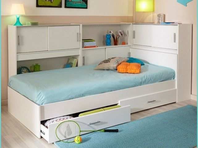 Matelas Enfant Conforama Lit Enfant 2 Tiroirs Blanc 90x190 200 Environnement De Lit