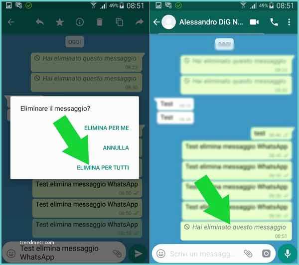 Messaggio Per Unamica Importante Eliminare I Messaggi Inviati E Ricevuti Su Whatsapp