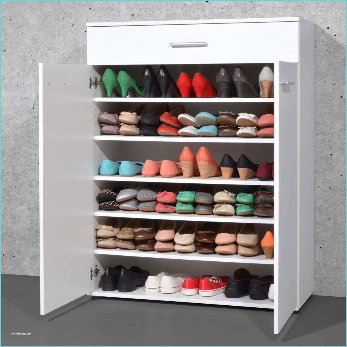 Meuble A Chaussure Armoire Meuble Chaussures Pour 30 Paires