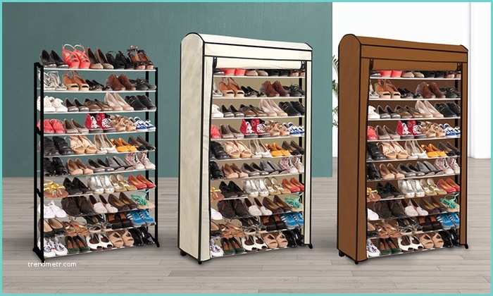 Meuble A Chaussures 80 Paires Meuble Rangement Chaussures 50 Paires