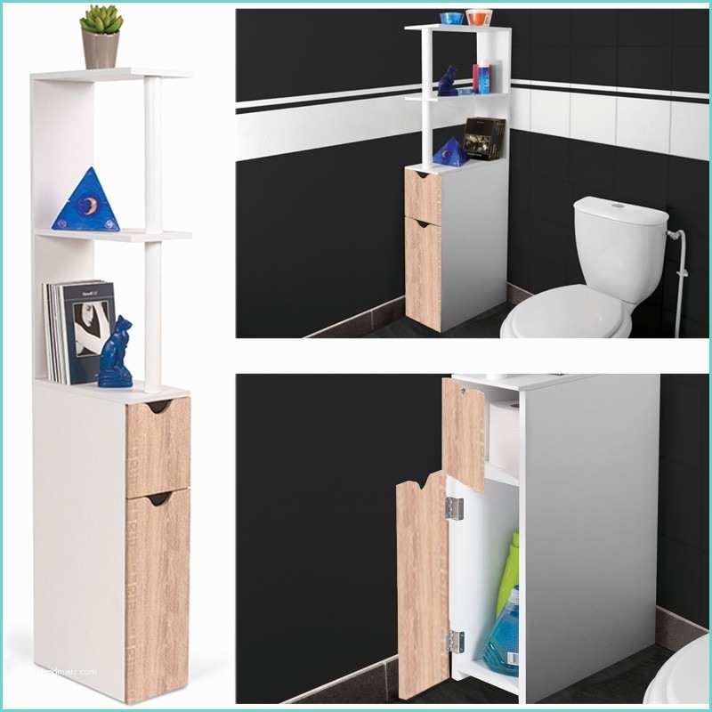 Meuble organiseur toilette Amenager Rangement toilette – Ciabiz