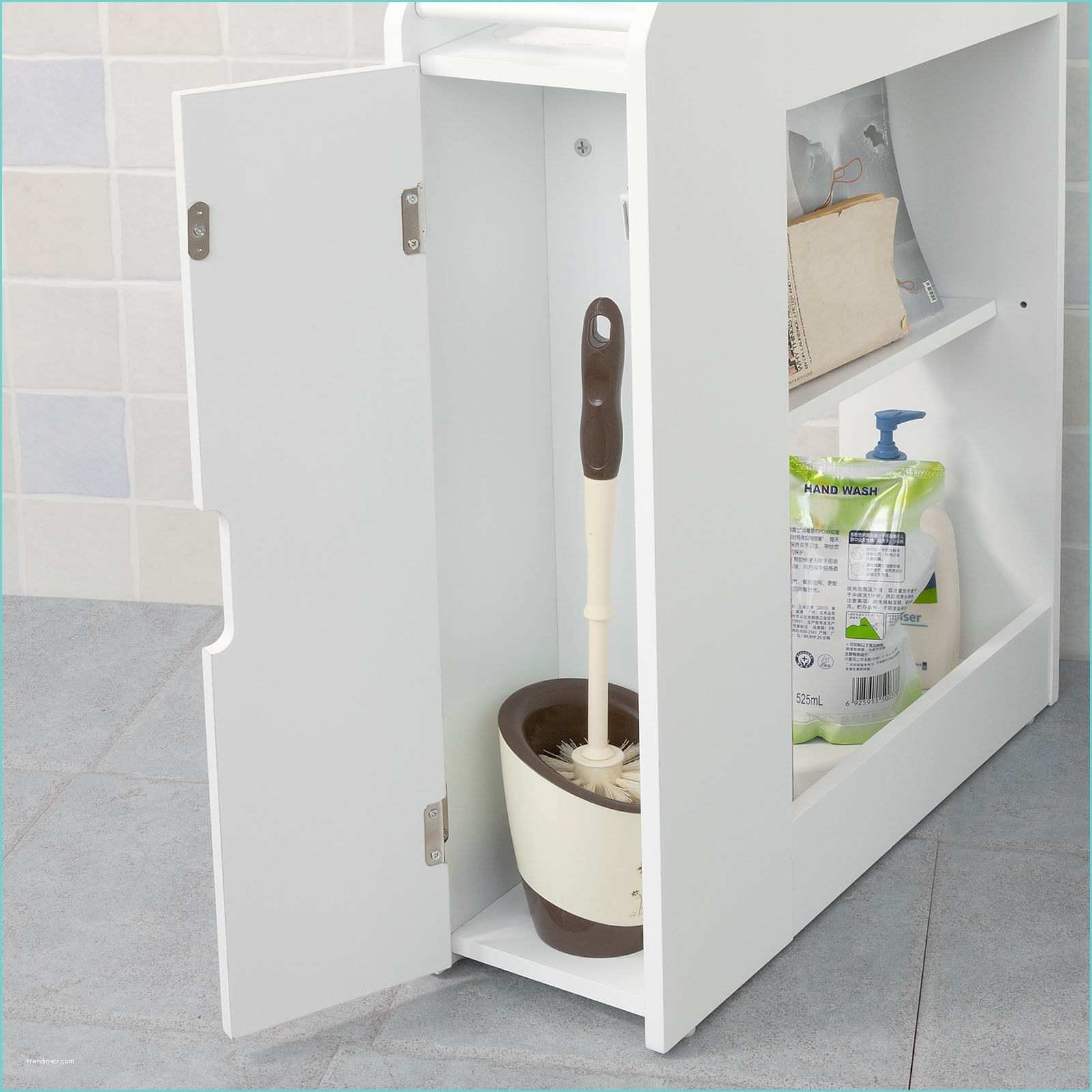 Meuble organiseur toilette Armoire Papier toilette – Obasinc