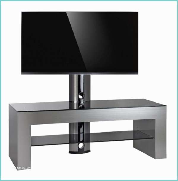 Meuble Tv Avec Support Pivotant Meuble Tv Design Inox 120 Cm Prn 120h Support Tv