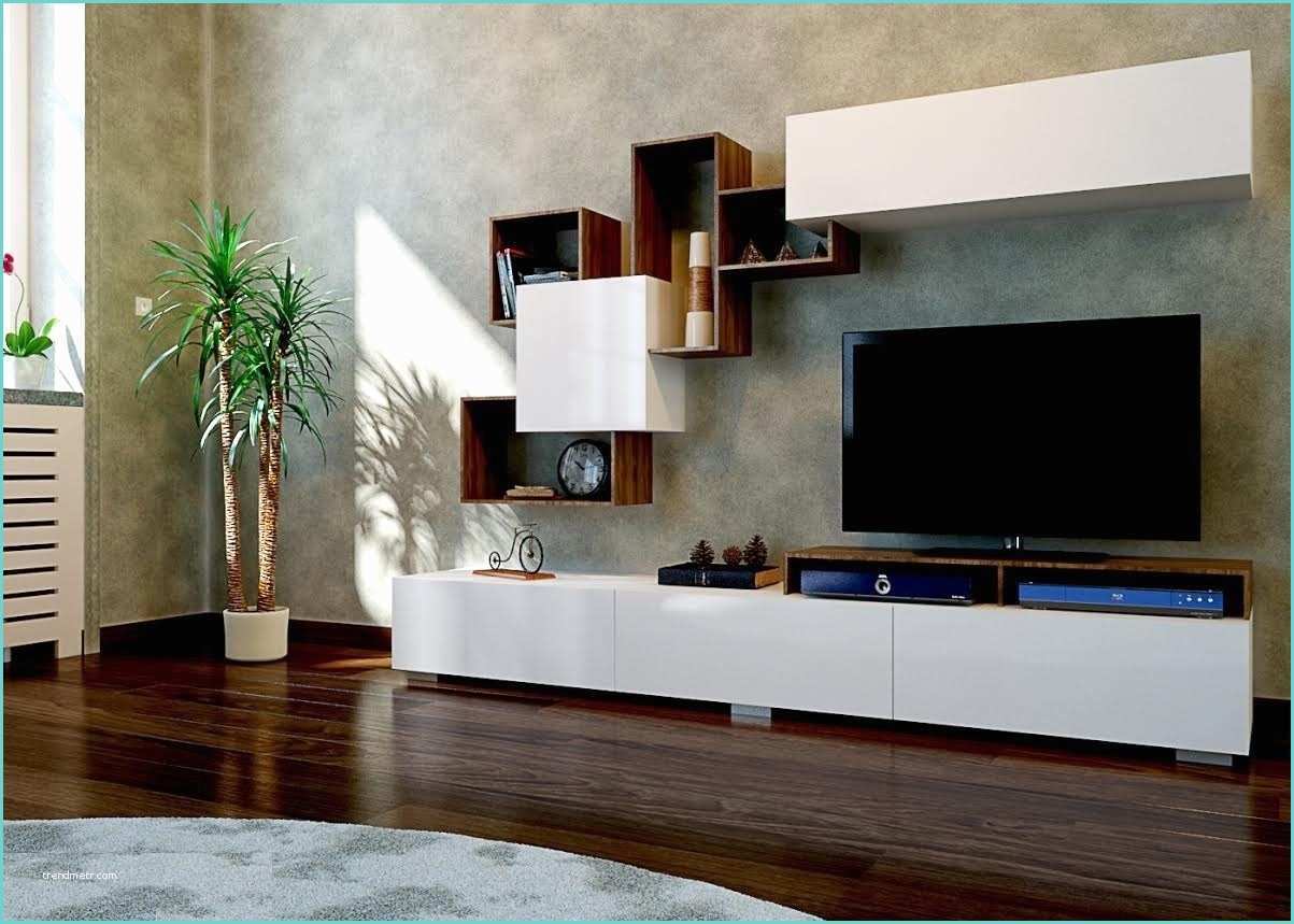 Meuble Tv Wooden Art Luxury Tv Unitesi Bambu Beyaz 180 Cm Pinigo