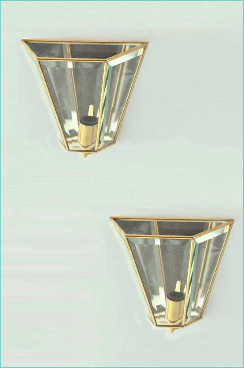 Midcentury Wall Sconce Italian Mid Century Wall Sconces by Crystal Arte Set Of 2