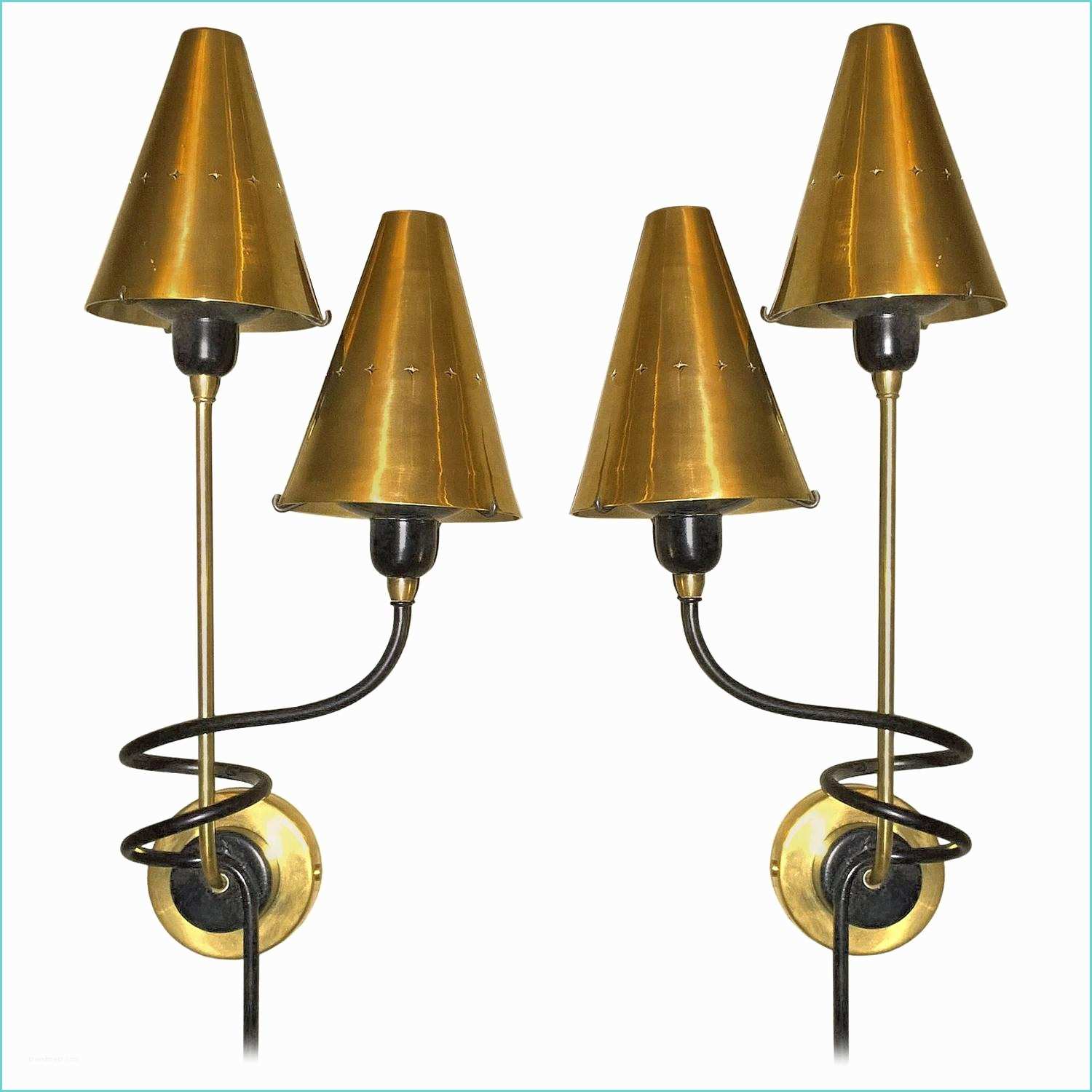 Midcentury Wall Sconce Pair Mid Century Modern Stilnovo Sconces for Sale at 1stdibs