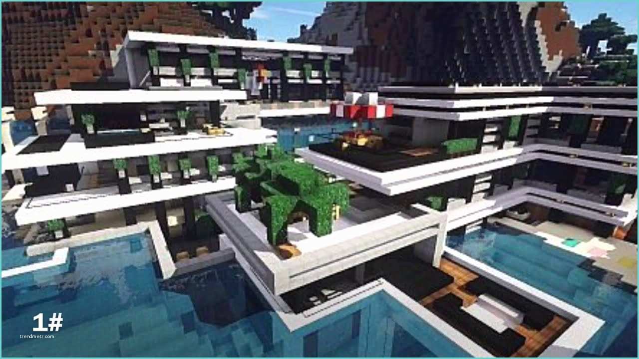 Minecraft La Plus Belle Maison Du Monde top 10 Des Plus Belle Maison Moderne Minecraft