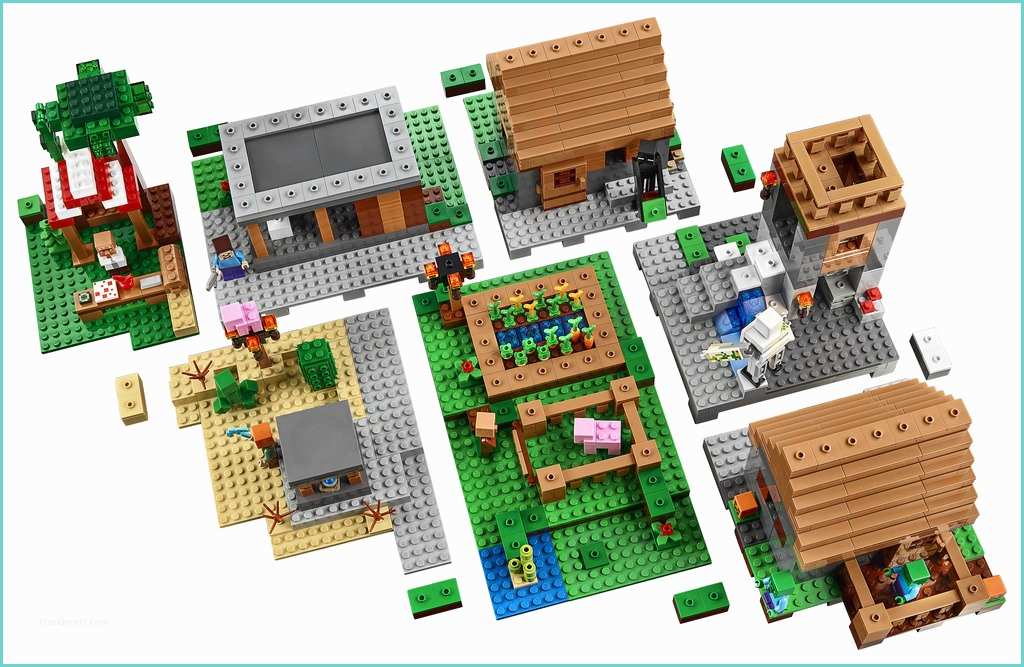 Minecraft Pas Cher Lego Le Village Prix Briqueo