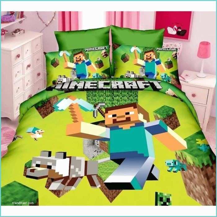 Minecraft Pas Cher Parure De Lit Enfant Minecraft Achat Vente Housse De