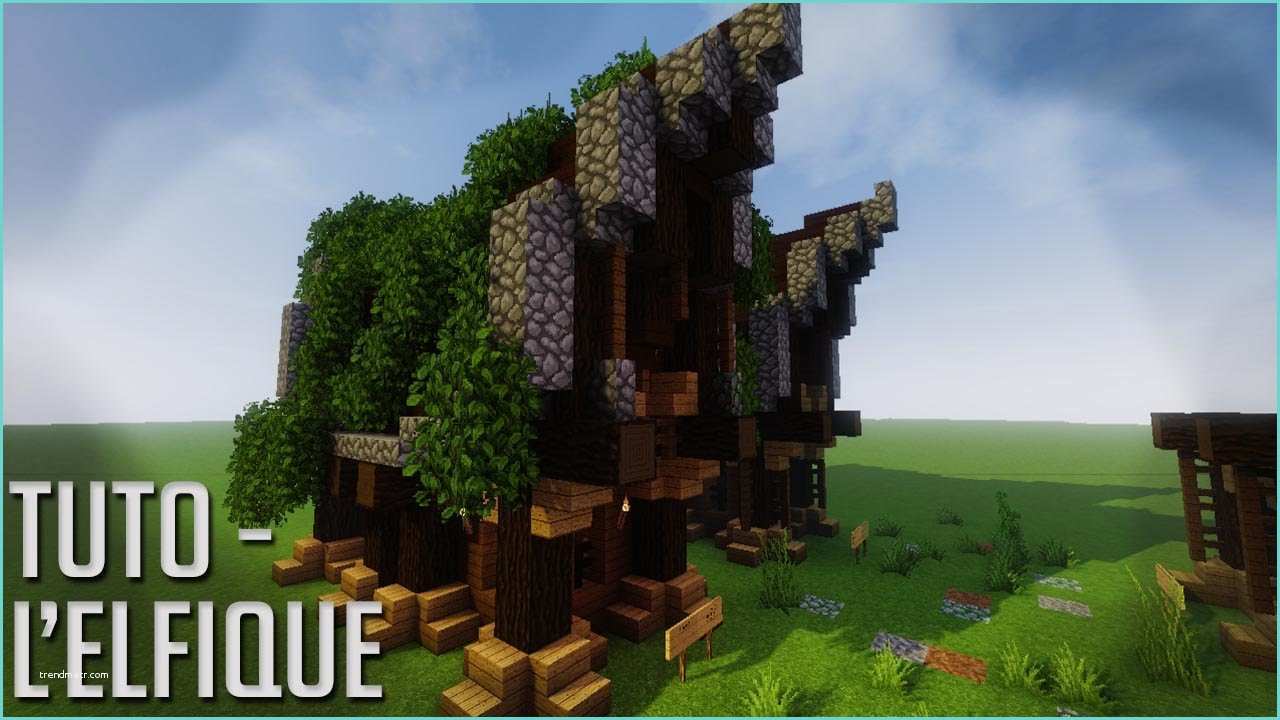 Minecraft Tuto Construction Tuto Minecraft │ Le Style Elfique [fr]