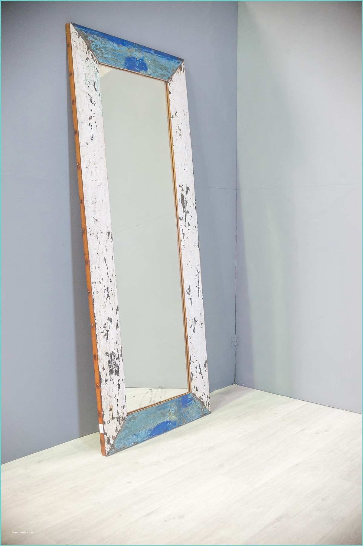 Miroir Maison Du Monde Bois Miroir En Bois De Bateau Recyclé 160cm