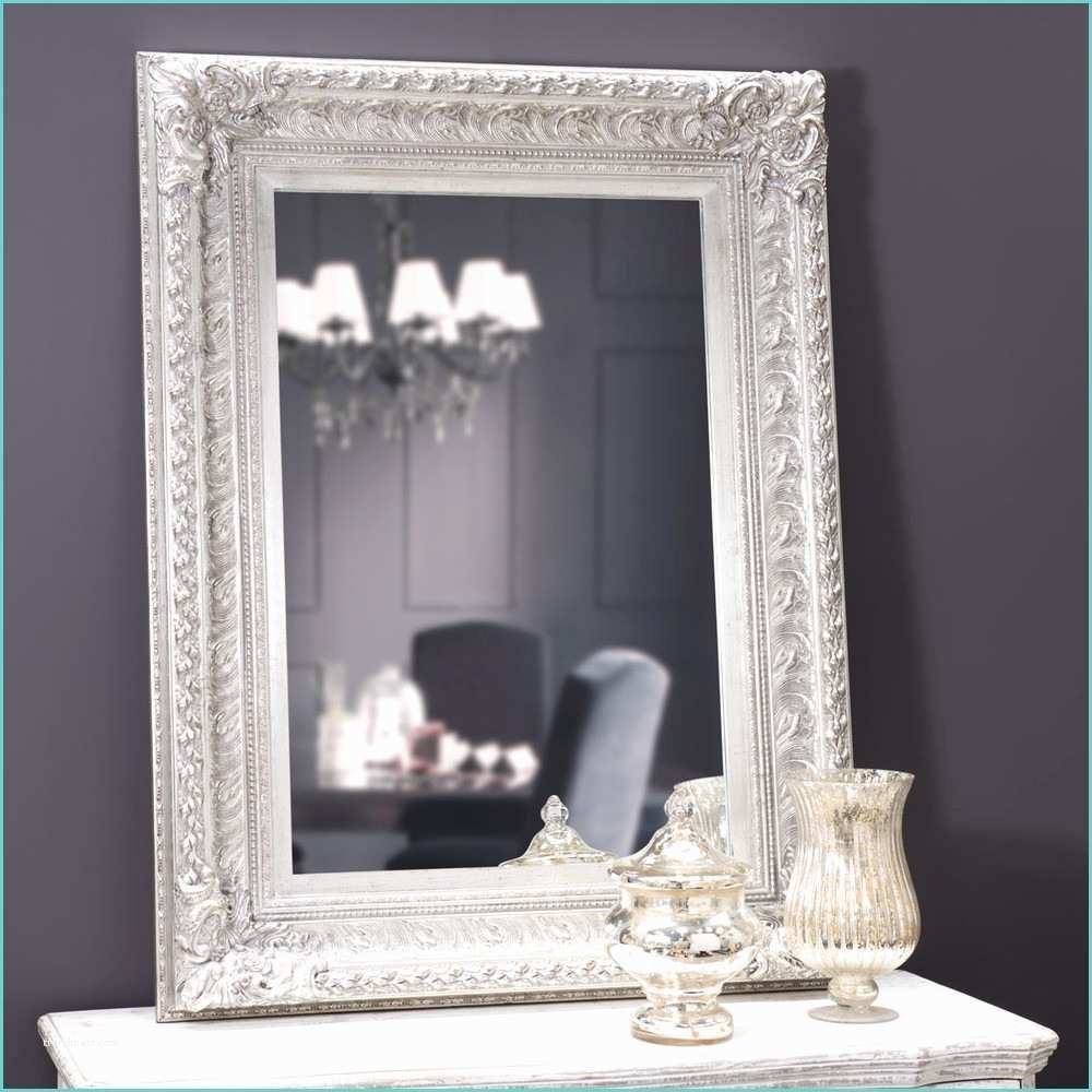 Miroir orangerie Maison Du Monde Miroir Marquise Silver 125x95