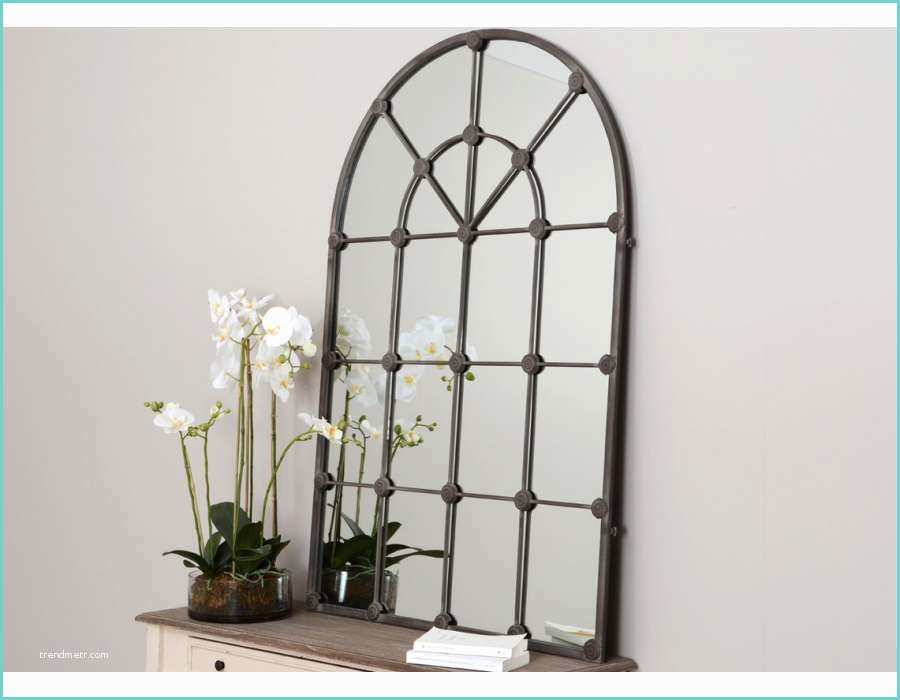 Miroir orangerie Occasion Miroir orangerie Noir – Ciabiz