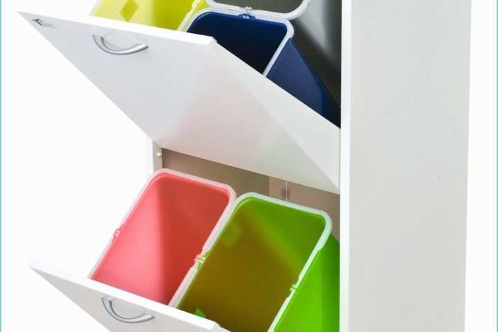 Mobile Con Contenitori Per Differenziata Dumpy 34 Mobiletto Pattumiera Per Raccolta Differenziata
