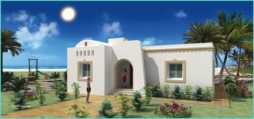 Model Villa Moderne Maroc Plan De Maison Tunisienne