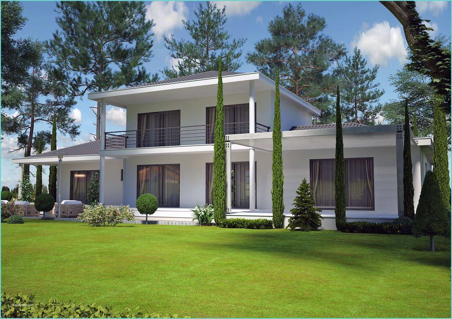 Modele De Maison Moderne Villa Contemporaine 150 M2 Etage Modèle Pinede Salon