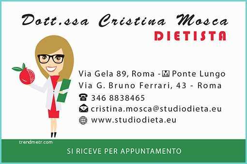 Modello Volantino Baby Sitter Dietista Dotta Cristina Mosca Tista Acilia Roma