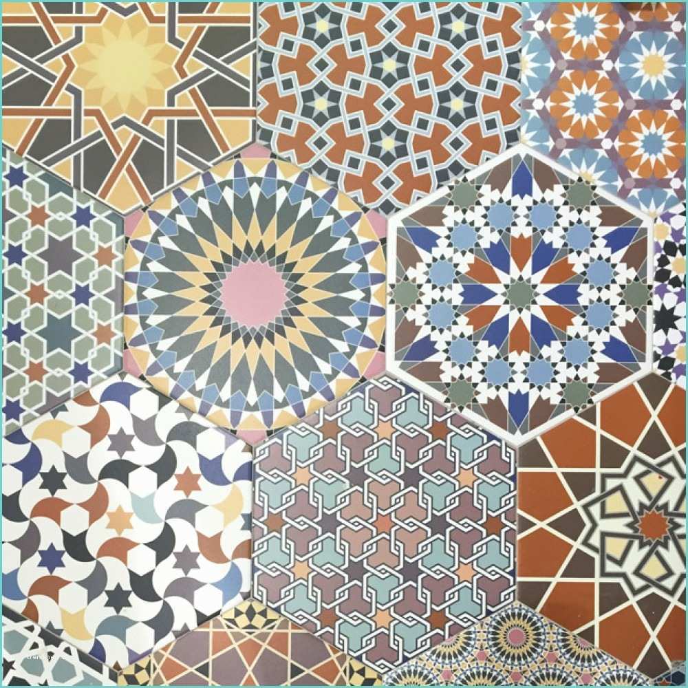 Morroccan Floor Tiles Moroccan Mix Hexagon Tiles