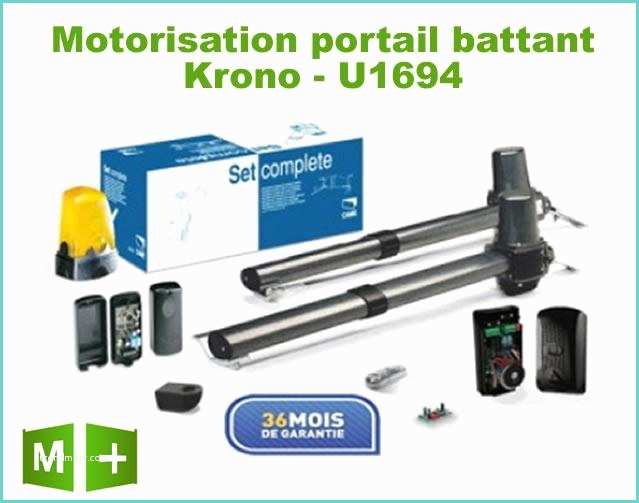 Motorisation Portail Coulissant Motostar Motorisation Portail 2 Battants Came Kit Krono U1694